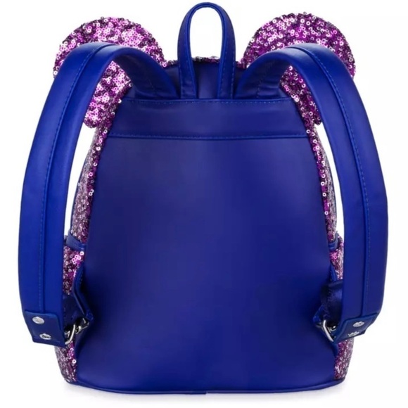 Fantasyland Castle Sequin - Purple & Silver Loungefly - Picture 2 of 5